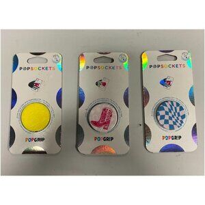 PopSockets PopGrip 3 Design Cell Phone Grip & Stand 3Pk